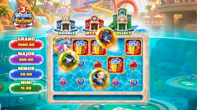 3 Whales of Fortune — Lock'em & Load'em Bonus
