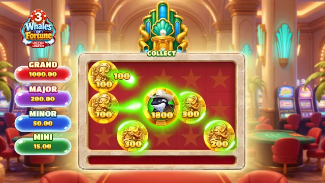 3 Whales of Fortune — Collect Feature