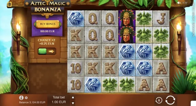 Aztec Magic Bonanza: official Aztec Magic Bonanza symbol field.