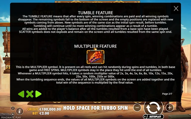 Bandit Megaways — feature rules