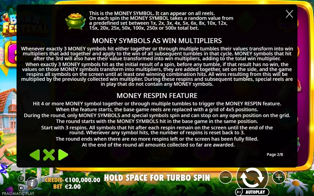 Barn Festival — feature rules