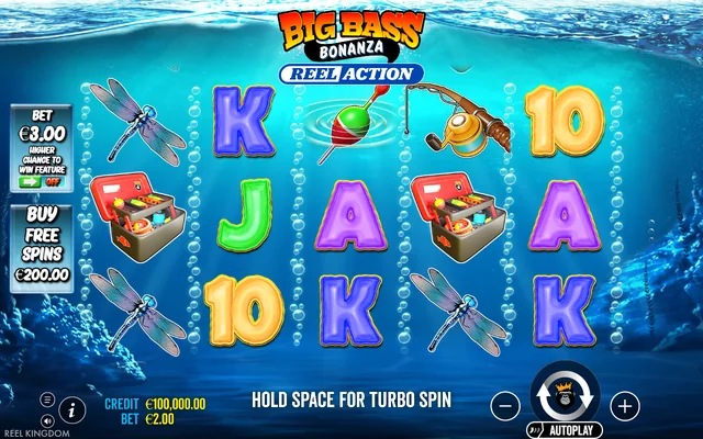 Big Bass Bonanza – Reel Action — base game and controls