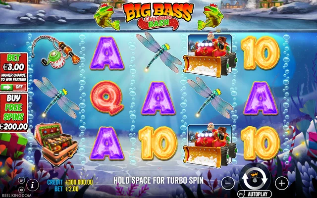 Big Bass Christmas Bash — base game and controls