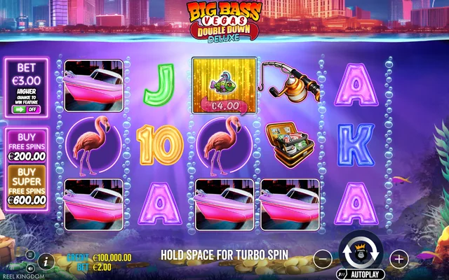 Big Bass Vegas Double Down Deluxe — base game and controls