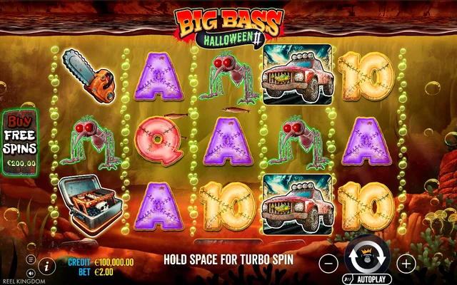 Big Bass Halloween 2 — base game and controls