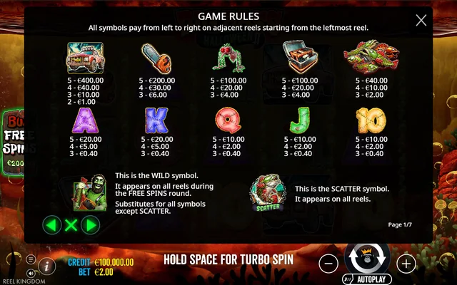 Big Bass Halloween 2 — symbol paytable and game rules