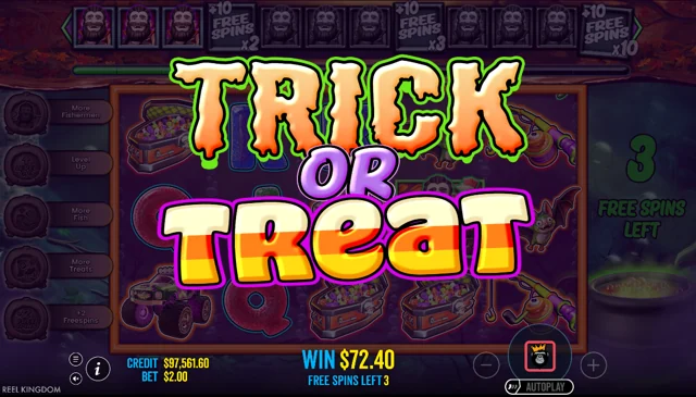 Big Bass Halloween Splash 1000 — Trick-or-Treat feature and fisherman progression
