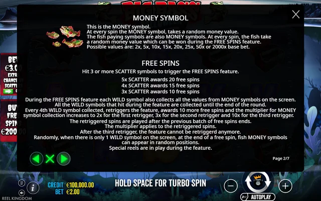 Big Bass Halloween — feature rules
