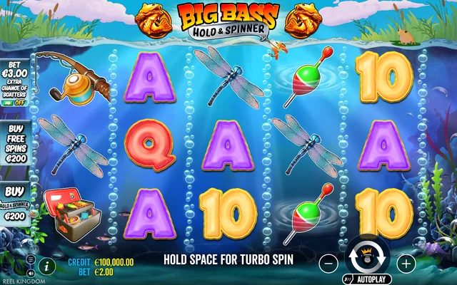 Big Bass – Hold & Spinner — base game and controls