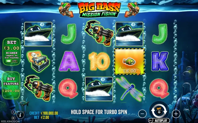 Big Bass Mission Fishin’ — base game and controls