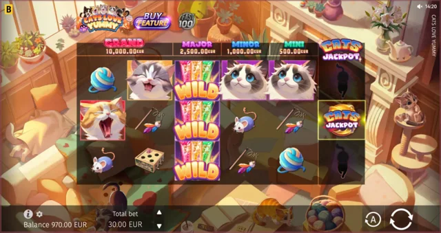 Cats Love Yummy: official base-game layout.