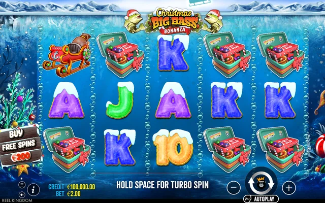 Christmas Big Bass Bonanza — base game and controls