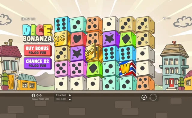Dice Bonanza: official ordinary dice-symbol field.