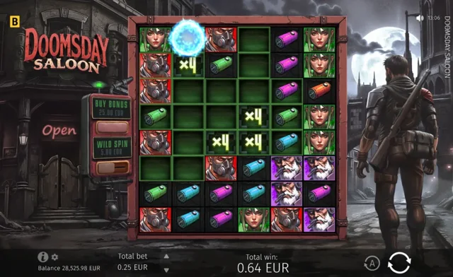 Doomsday Saloon: official marked-cell and Dig-Up feature example.