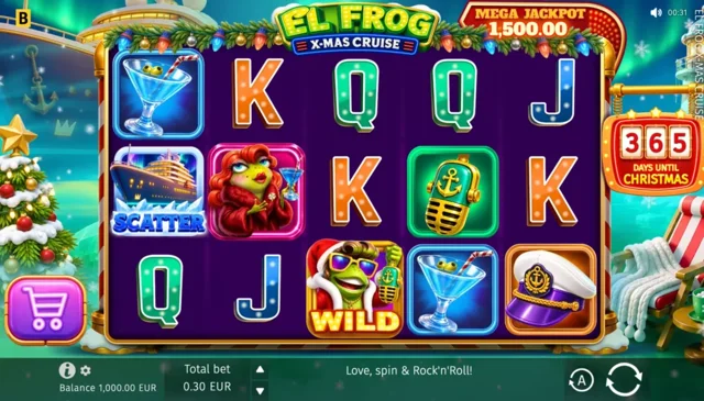 Official base-game layout for El Frog X-Mas Cruise