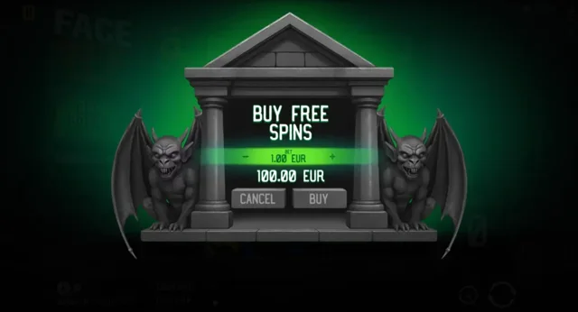Face Off: official Free Spins purchase confirmation.