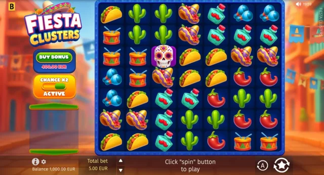 Fiesta Clusters: official base-game layout.
