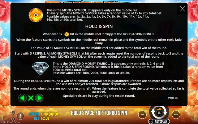 Floating Dragon Hold and Spin — feature rules