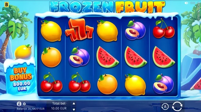 Frozen Fruit: official base-game layout.