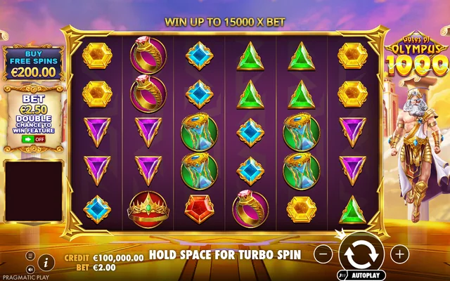 Gates of Olympus 1000 — base game and controls