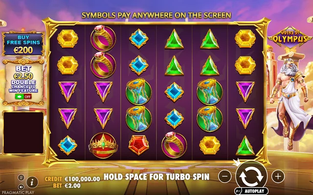 Gates of Olympus — base game and controls