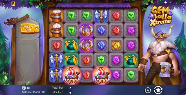 Gemhalla Xtreme: official base-game layout.