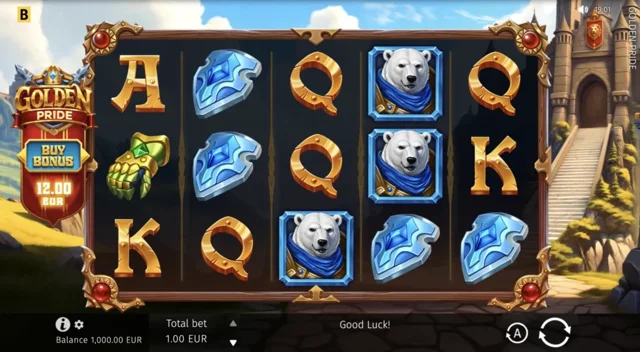 Golden Pride: official medieval main-game layout.