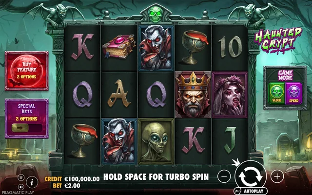 Haunted Crypt — base game and controls