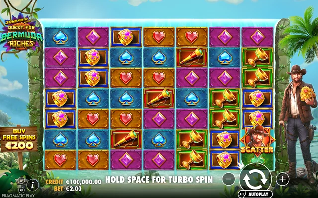 John Hunter and the Quest for Bermuda Riches — base game and controls