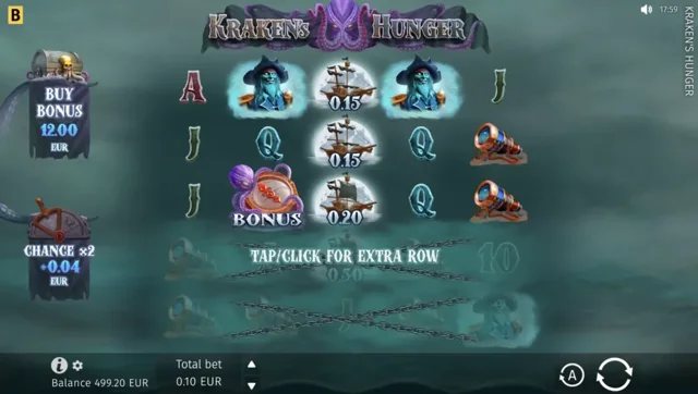 Kraken’s Hunger: official compact underwater reel grid.