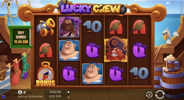 Lucky Crew: official pirate-crew main reels.