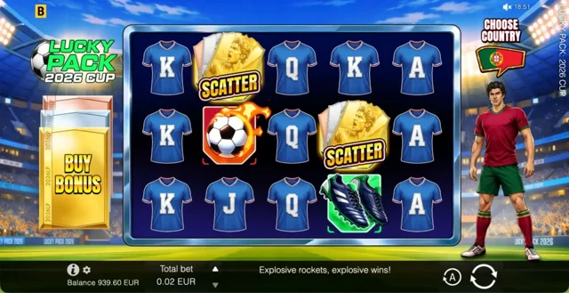 Lucky Pack: 2026 Cup: official base-game layout.