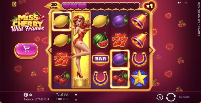 Miss Cherry Wild Frames: official base-game layout.
