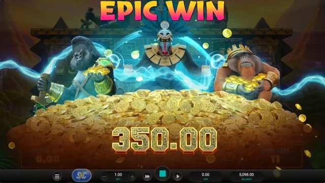Monkey Gods of the Inca: Monkey Gods of the Inca Screenshot illustrated by the studio. Example amounts are not our gambling results.