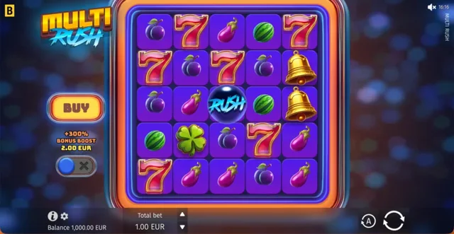 Multi Rush: official base-game layout.