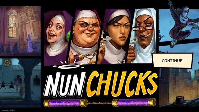 Nunchucks: Original demo introduction; no spins or purchases. Any displayed balances or wins are examples, not our results.