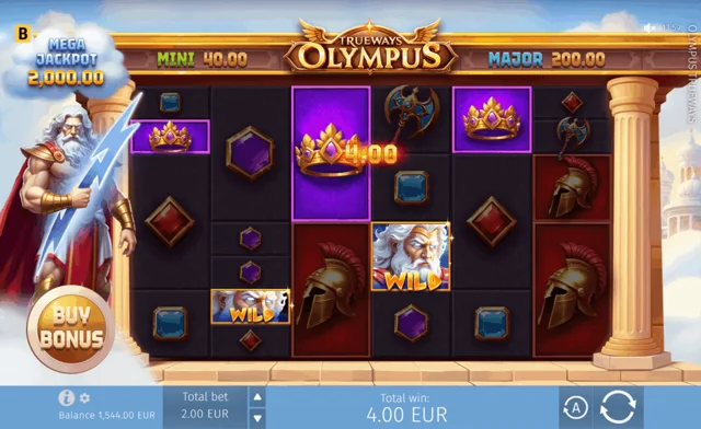 Olympus TRUEWAYS: official Olympus main-game field.