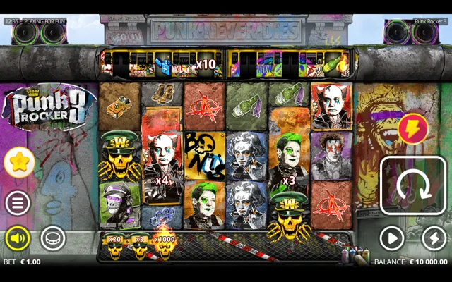 Punk Rocker 3 demo layout and controls