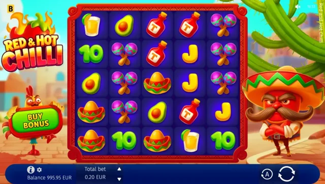 Red and Hot Chilli: official base-game layout.