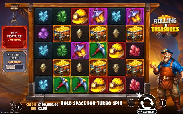 Rolling in Treasures — base game and controls