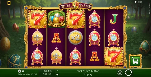Royal Easter: official base-game layout.