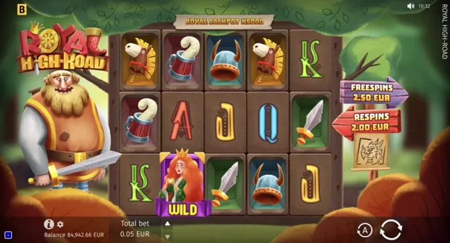 Royal High-Road: official fairy-tale main reel layout.