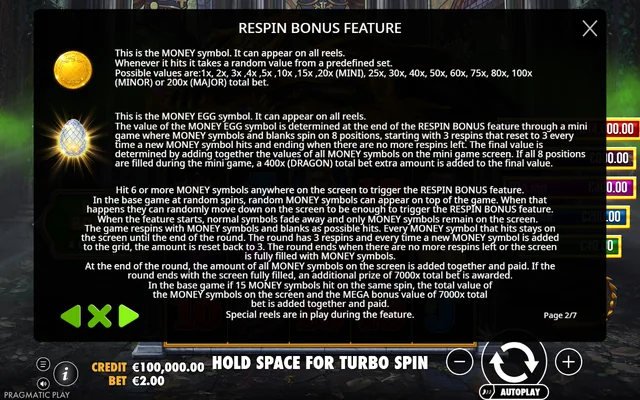 Sleeping Dragon Ultra Dark — feature rules