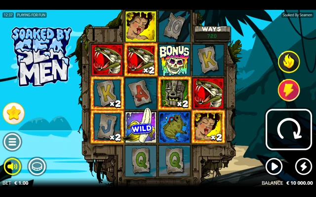 Soaked By Seamen demo layout and controls
