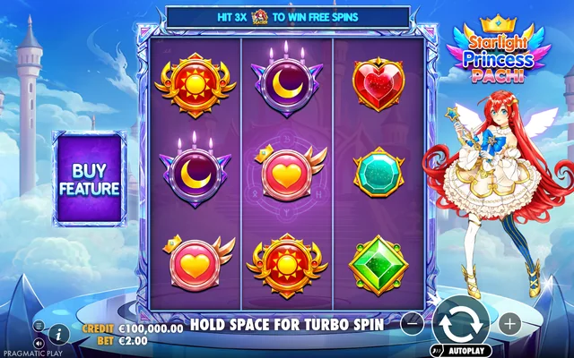 Starlight Princess Pachi — base game and controls