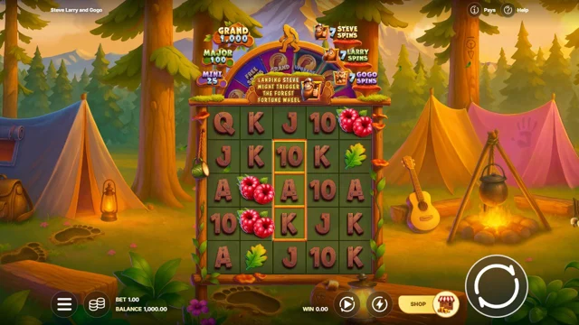 Initial free-play screen captured from the official demo. No spin or purchase; displayed balance is demo credit.