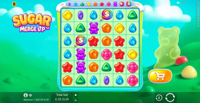 Sugar Merge Up: official base-game layout.