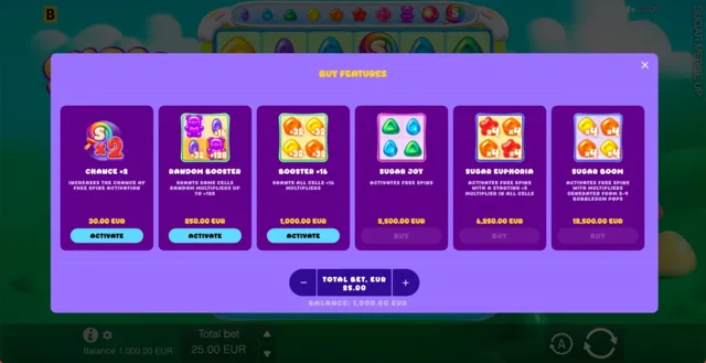 Sugar Merge Up: official feature purchase menu.