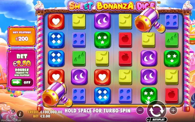 Sweet Bonanza Dice — base game and controls