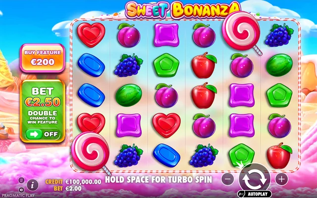 Sweet Bonanza — base game and controls
